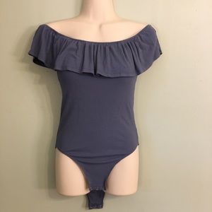 Abercrombie strapless bodysuit
